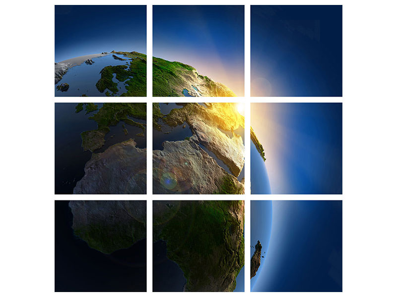 4-piece-canvas-print-sun-and-earth
