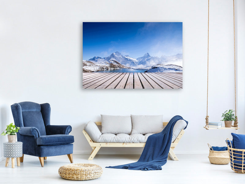 panoramic-canvas-print-sundeck-at-the-swiss-mountain-lake