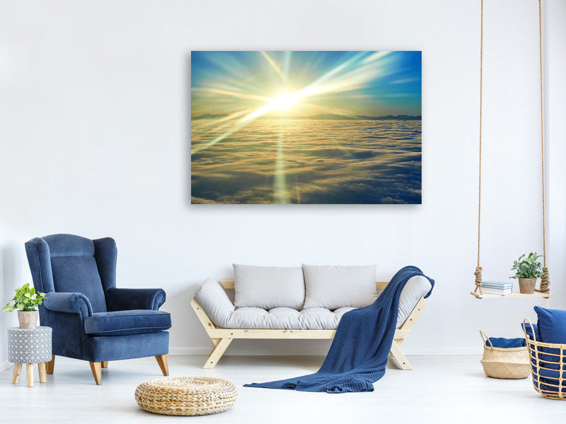 modern-4-piece-canvas-print-sunrise-above-the-clouds