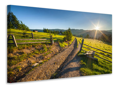 4-piece-canvas-print-sunrise-at-mountain