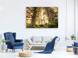 modern-4-piece-canvas-print-sunset-in-jungle