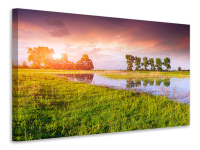 3-piece-canvas-print-sunset-on-lake