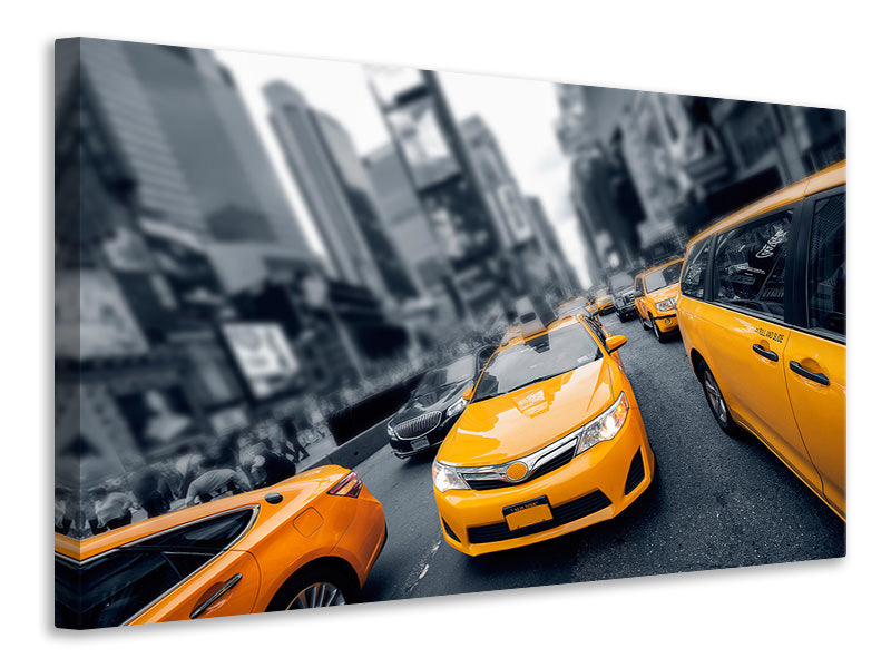 panoramic-3-piece-canvas-print-taxi-in-nyc