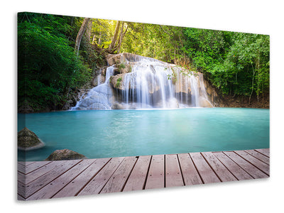 4-piece-canvas-print-terrace-at-the-waterfall