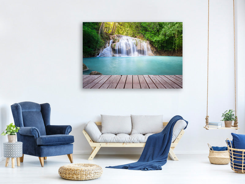 4-piece-canvas-print-terrace-at-the-waterfall