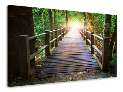 5-piece-canvas-print-the-bridge-in-the-forest