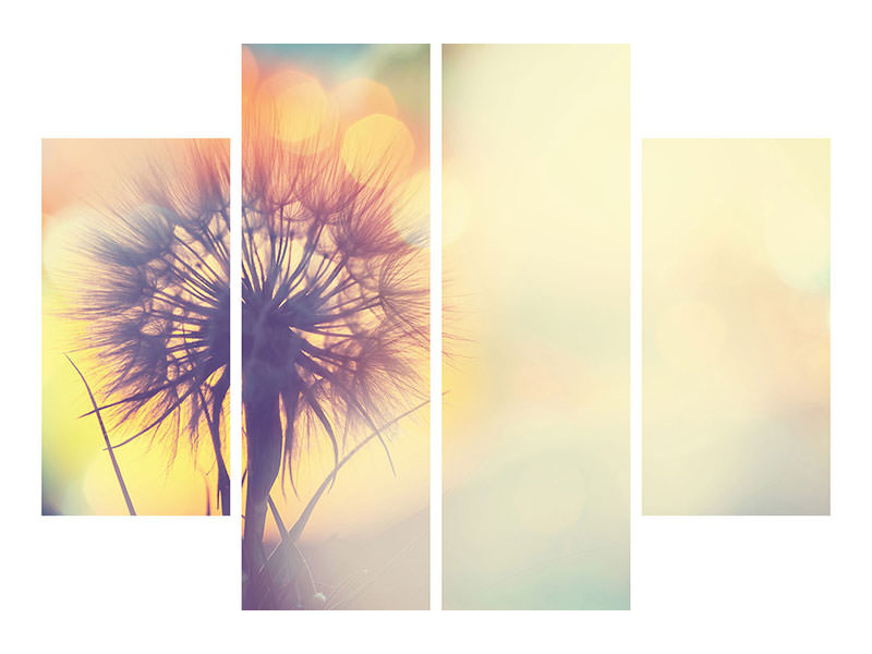 5-piece-canvas-print-the-dandelion-in-the-light