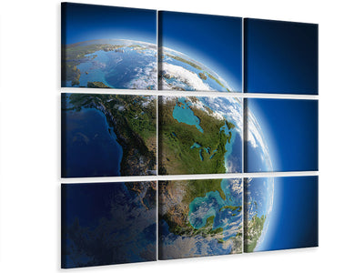 4-piece-canvas-print-the-earth