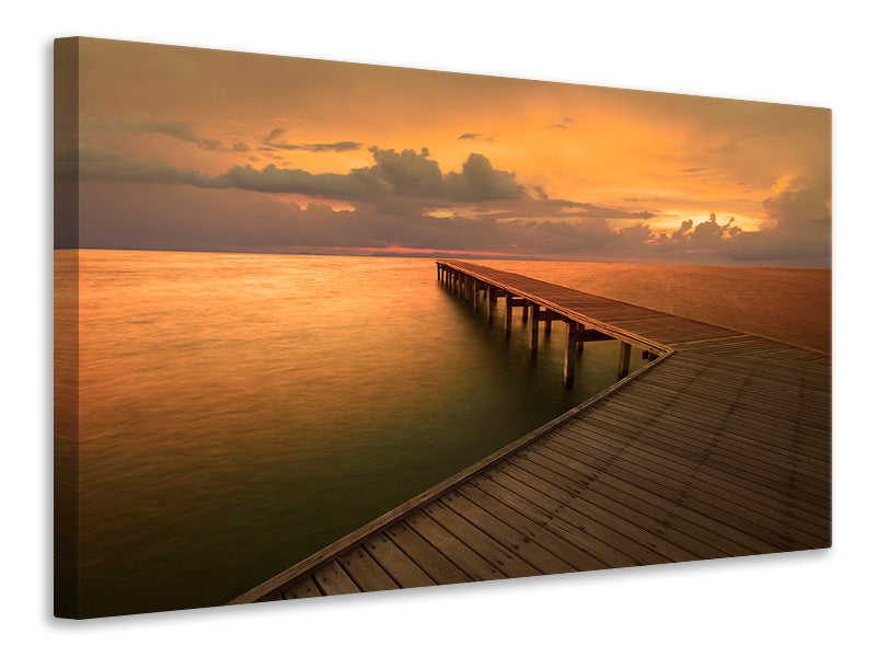 panoramic-3-piece-canvas-print-the-footbridge-by-the-sea