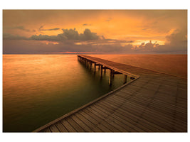 panoramic-3-piece-canvas-print-the-footbridge-by-the-sea