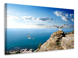 panoramic-3-piece-canvas-print-the-seagulls-and-the-sea
