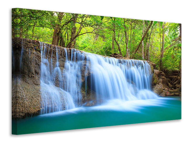 panoramic-canvas-print-waterfall-si-nakharin