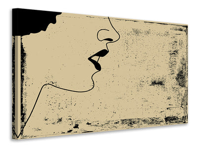 modern-4-piece-canvas-print-woman-portrait-in-grunge-style