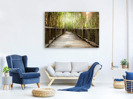 modern-4-piece-canvas-print-wooden-bridge