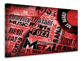 modern-4-piece-canvas-print-writings-music-grunge