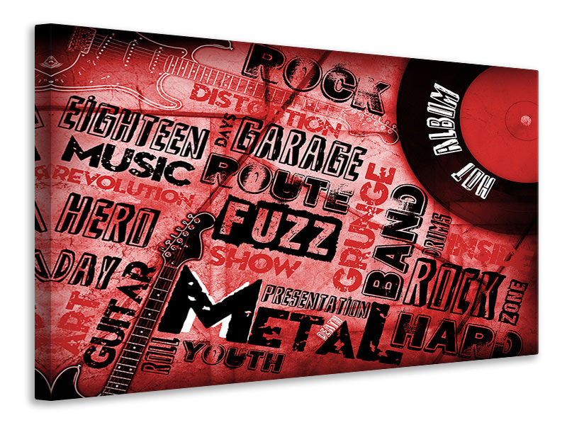 modern-4-piece-canvas-print-writings-music-grunge