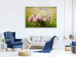 3-piece-canvas-print-a-basket-full-of-roses