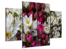canvas-print-a-bouquet-of-water-lilies