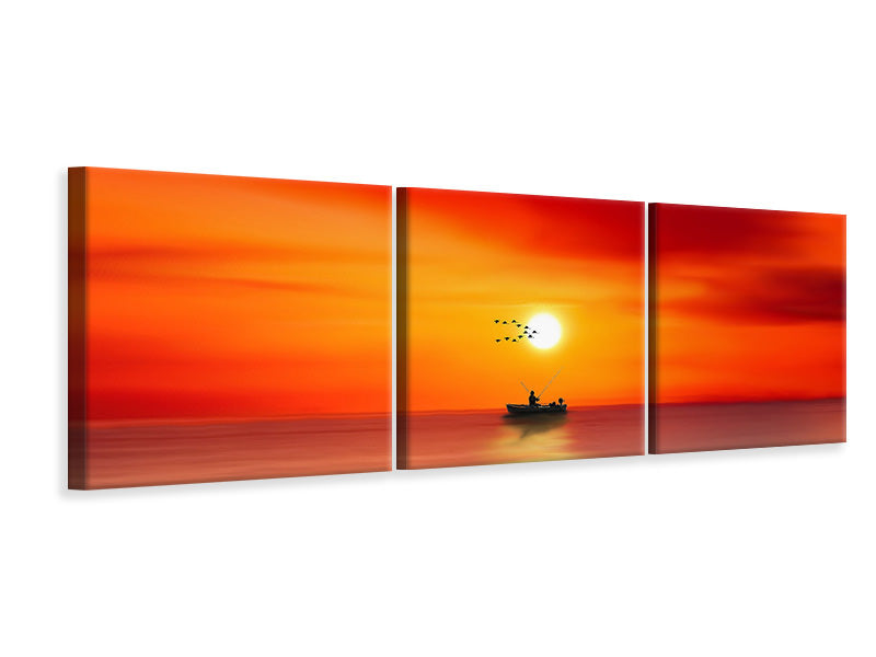 5-piece-canvas-print-a-fisherman-in-the-sunset