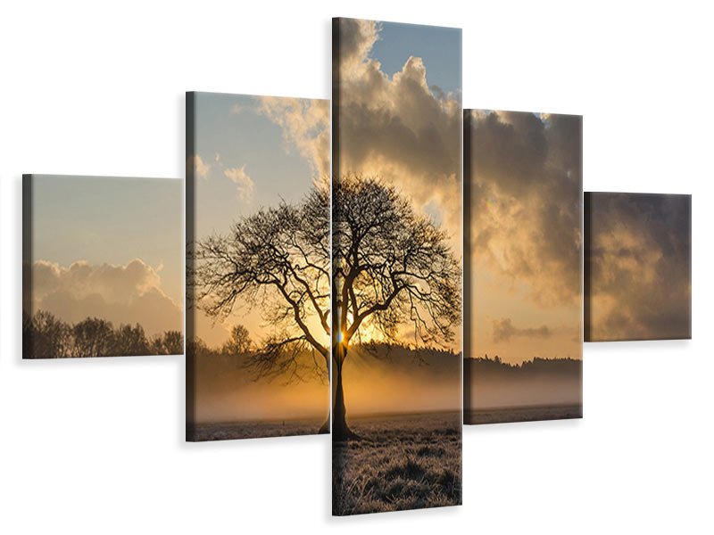 panoramic-3-piece-canvas-print-a-lonely-tree