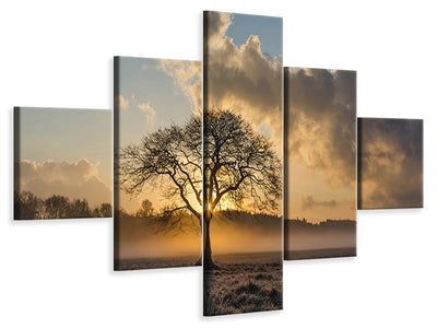 4-piece-canvas-print-a-lonely-tree