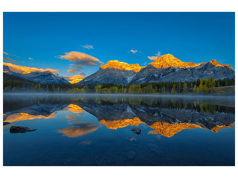panoramic-3-piece-canvas-print-a-perfect-morning-in-canadian-rockies