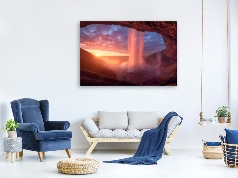 modern-4-piece-canvas-print-a-wall-of-flames