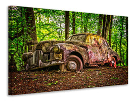 5-piece-canvas-print-abandoned-classic-car