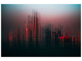 4-piece-canvas-print-abu-dhabi-skyline