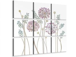 4-piece-canvas-print-allium-a