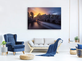 modern-4-piece-canvas-print-amsterdam-keizersgracht