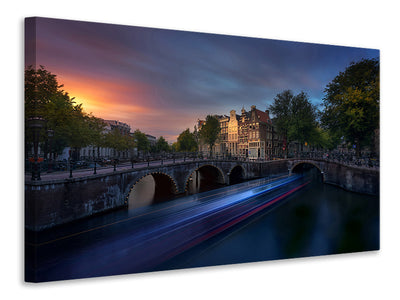 modern-3-piece-canvas-print-amsterdam-sunset