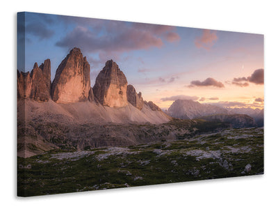 5-piece-canvas-print-an-evening-in-the-dolomites