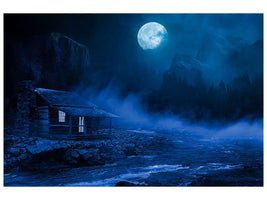 3-piece-canvas-print-at-night-in-the-woods