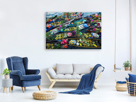 4-piece-canvas-print-banjarmasin-floating-market
