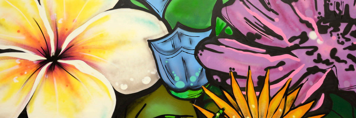 panoramic-canvas-print-graffiti-flowers-panorama