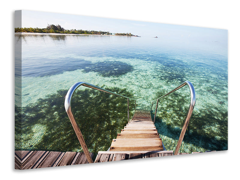 5-piece-canvas-print-bath-in-the-sea