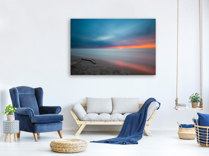 5-piece-canvas-print-beach-in-the-sunset