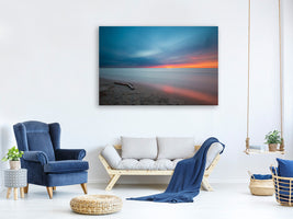 4-piece-canvas-print-beach-in-the-sunset