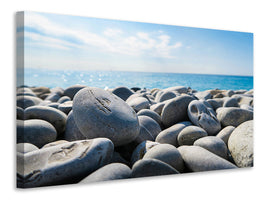panoramic-3-piece-canvas-print-beach-stones