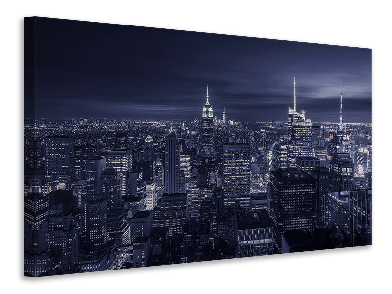 4-piece-canvas-print-blue-city