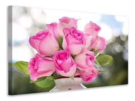 5-piece-canvas-print-bouquet-of-roses-in-pink