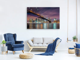 panoramic-3-piece-canvas-print-brooklyn-bridge-at-night-ii