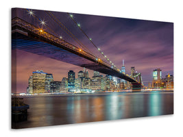 canvas-print-brooklyn-bridge-at-night-ii