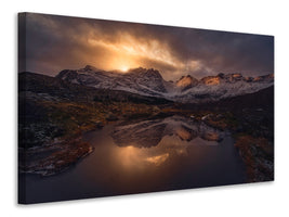 canvas-print-lofoten-mountains