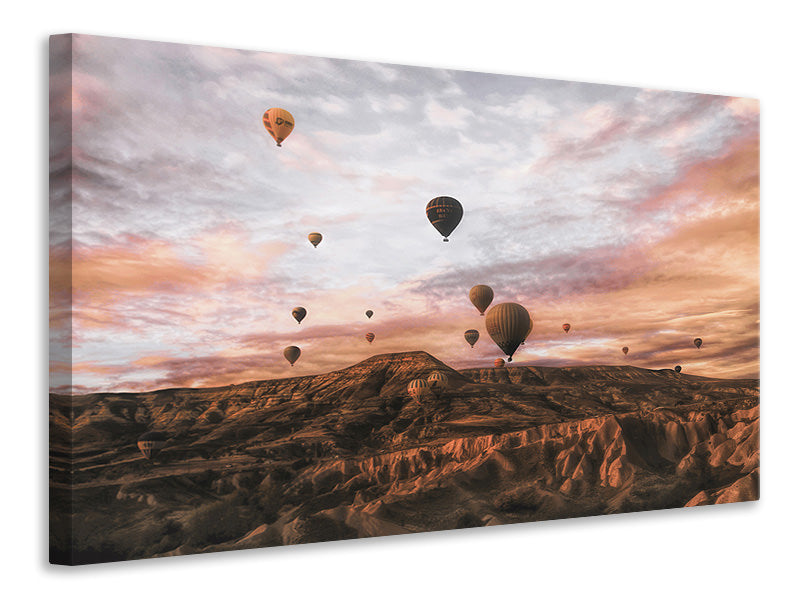 panoramic-3-piece-canvas-print-cappodocia-hot-air-balloon