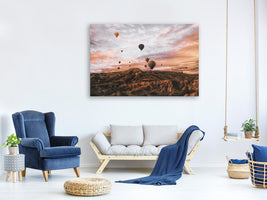 panoramic-canvas-print-cappodocia-hot-air-balloon