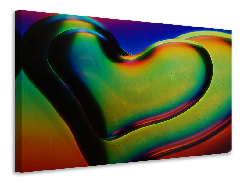 modern-4-piece-canvas-print-colored-hearts