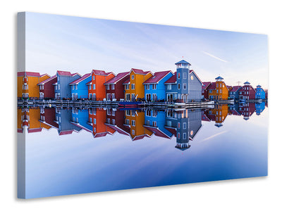 panoramic-3-piece-canvas-print-colored-homes