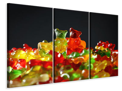 panoramic-3-piece-canvas-print-colorful-gummy-bears